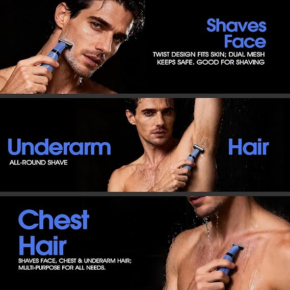 DSP Electric Razor & Trimmer for Men, Rechargeable Waterproof