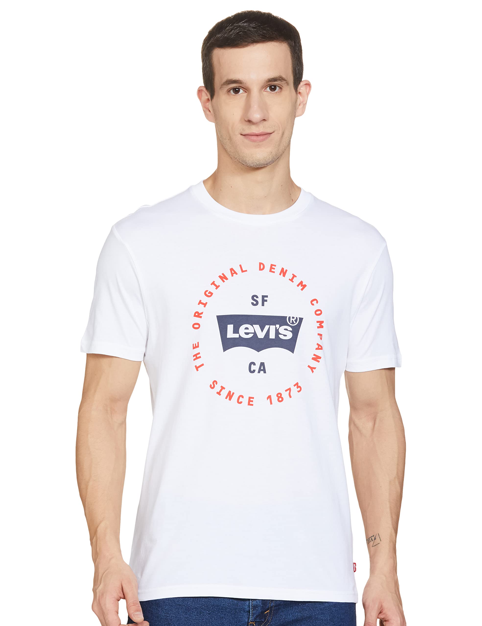 Levi'sMens Circle Text T-shirt