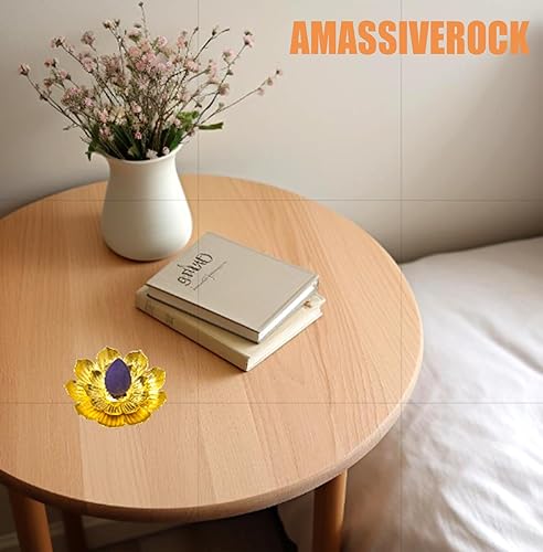 Miniatura 3 de Soporte para incienso de loto, soporte de incienso de latón dorado, soporte para incienso de cenizas, quemador de incienso de cascada, quemador de