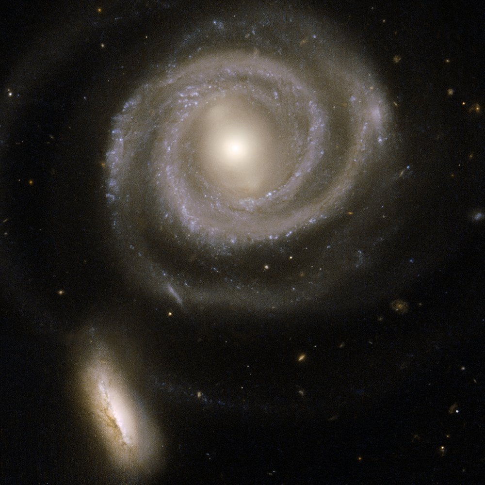 Galaxy NGC 5754 Hubble poster extra large format semi-brillant