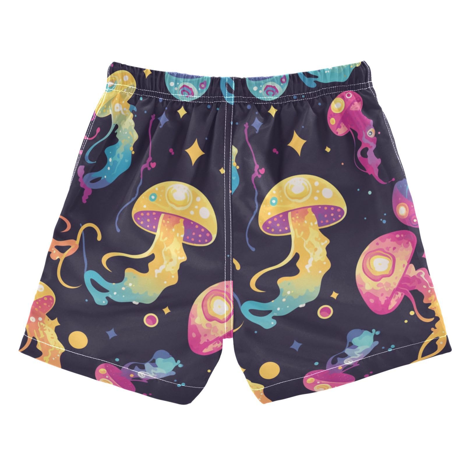 Zathe Colorful Jellyfish Toddler Swimtrunks Birthday Presents Boys Toddler Joggin Shorts Kids Swimwears Teen's Presents M 8Y