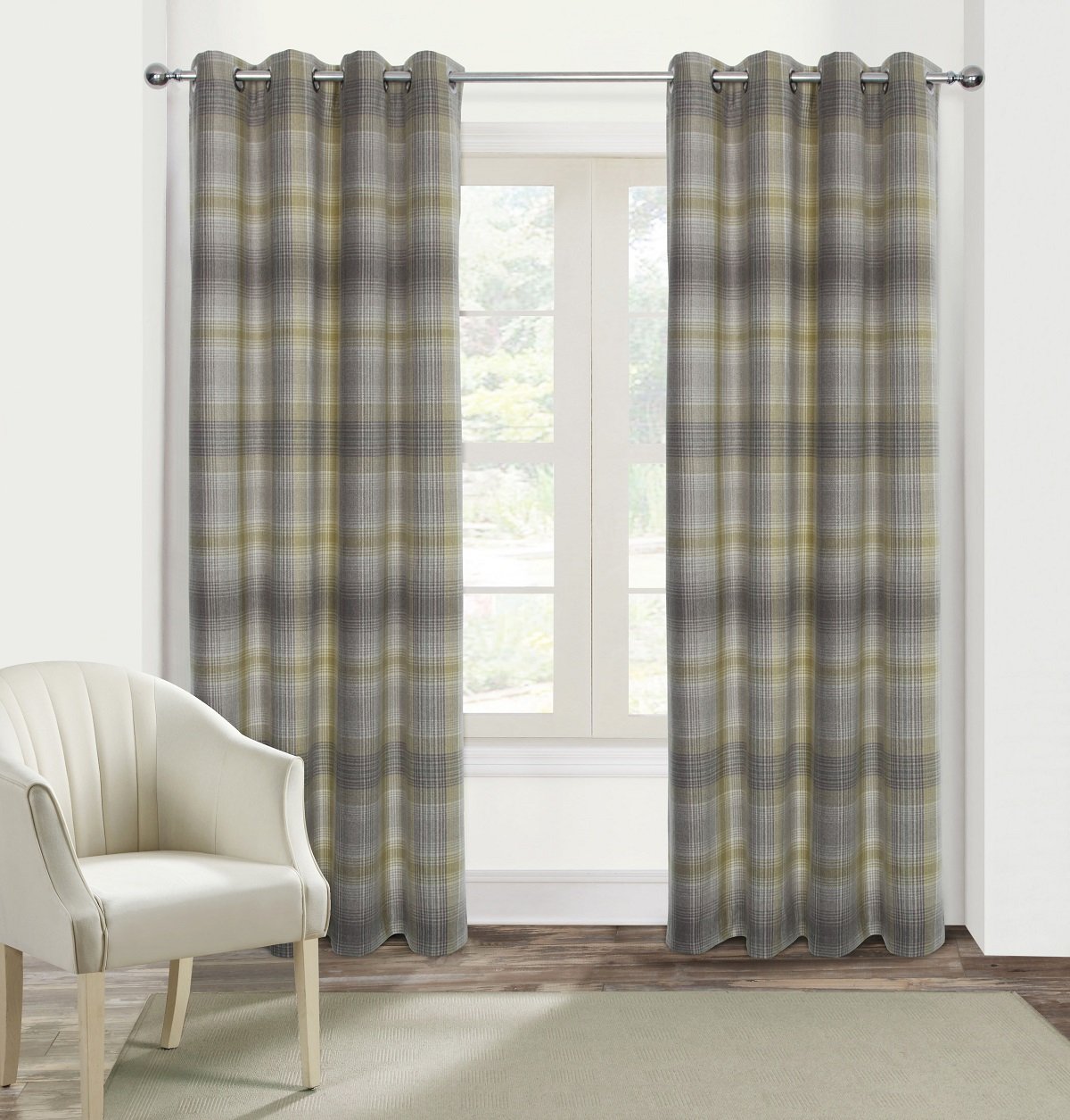 Yellow Plaid Curtains Curtains & Drapes 2023