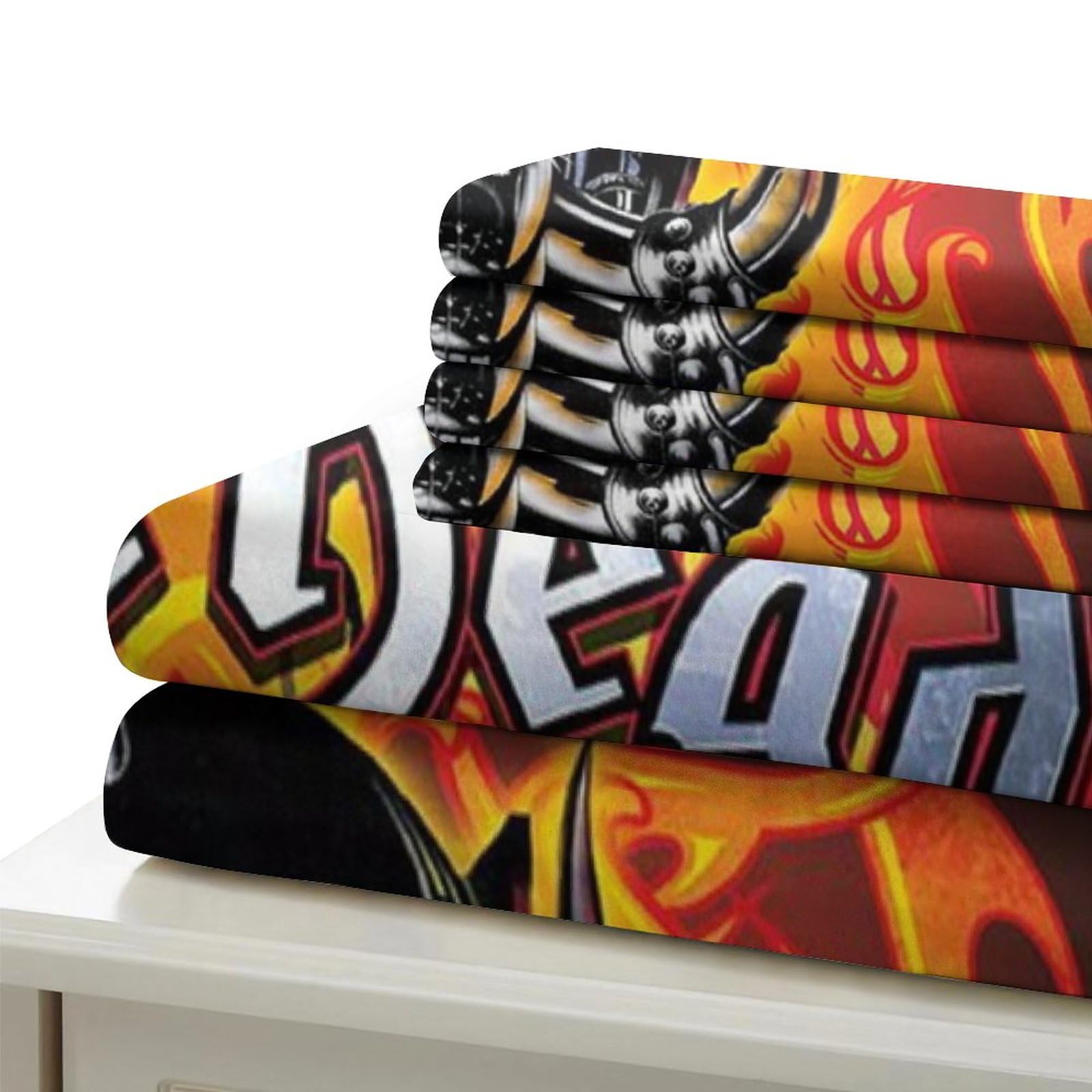 Housse De Couette Imprimée 3D Rock Band Motorhead – Microfibre Douce, Fermeture éclair, Tailles King/Single/Double