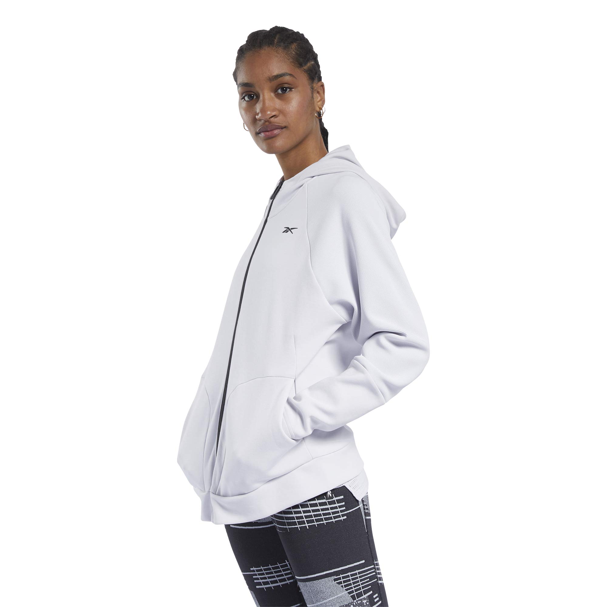 Reebok TS QC Fullzip Hoodie Woman Porcelain XL