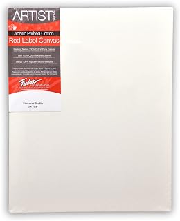 Fredrix 5036 Red Label Stretched Canvas, 30 By 40 Inches
