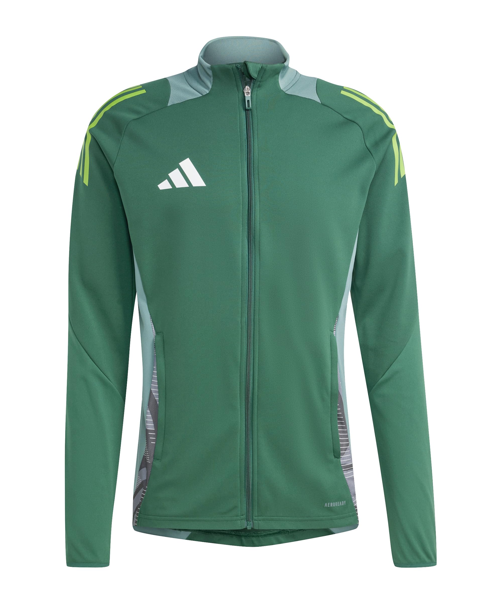 Adidas Men's Green Tiro24 C Trainer Tracksuit Top in Size M, Sports Direct