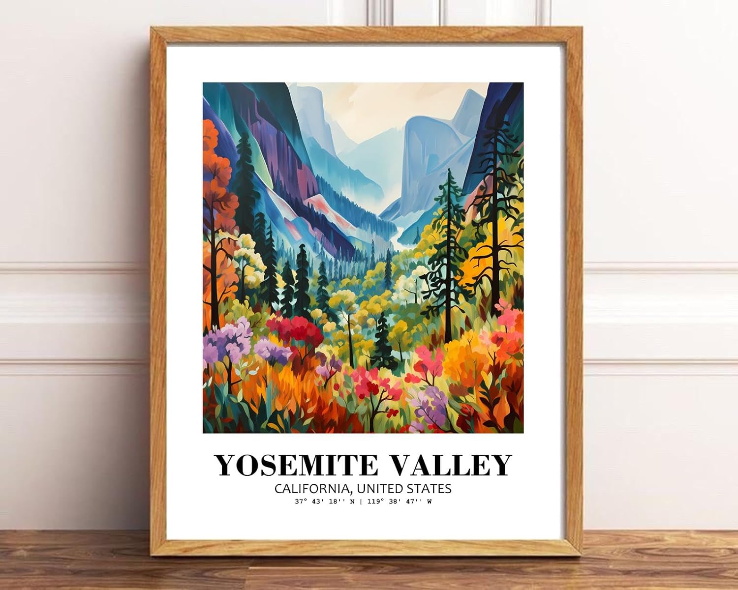 Eleville 8X10 Unframed Yosemite Valley California United States World Tour Travel Family Vacation Art Print Poster Wall Office Home Decor mgn002 image 2