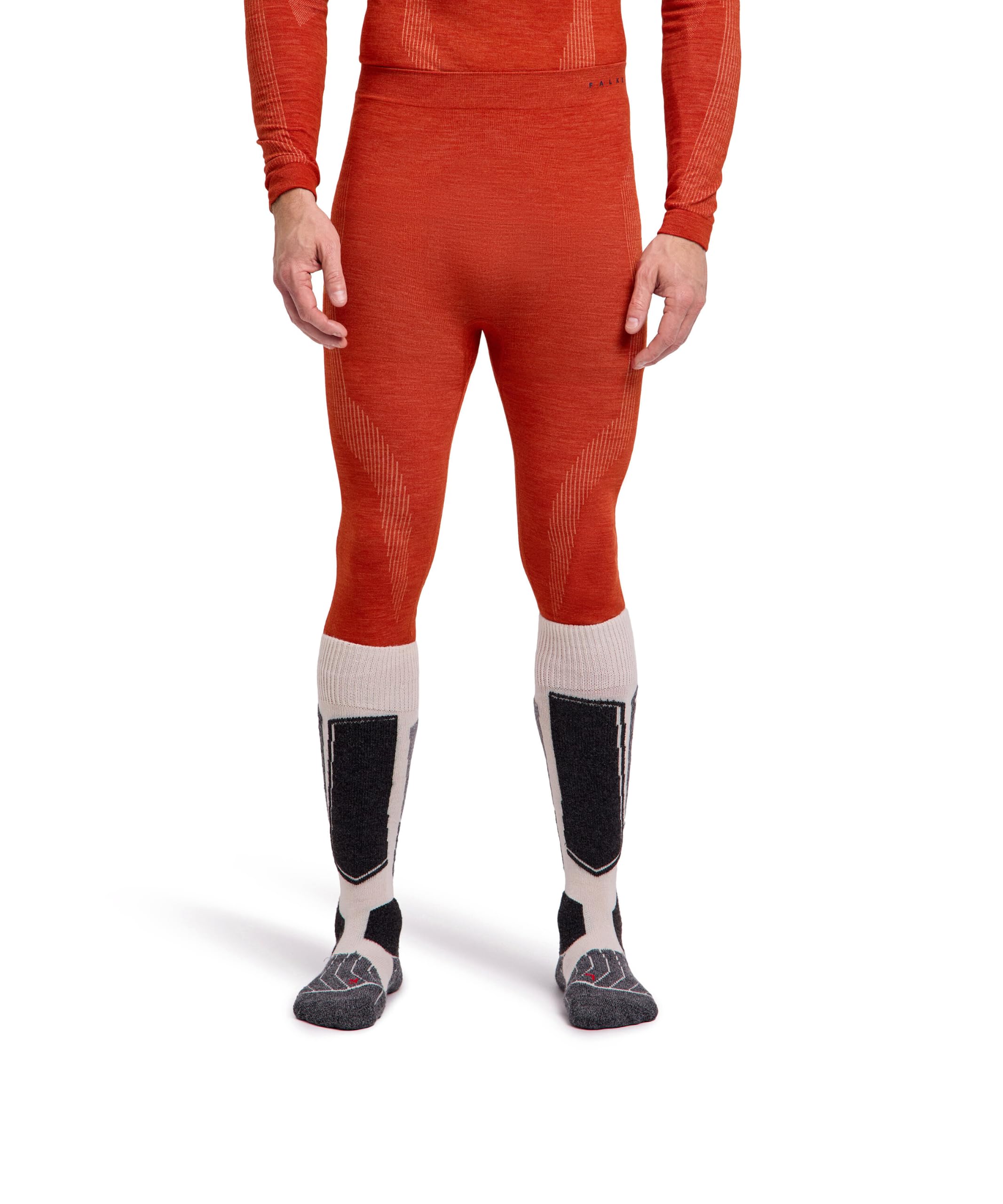 FALKE homme Wool-Tech Long sous-vêtement technique legging sport pour temps froid à très froid respirant régulation climatique anti-odeur durable laine fil fonctionnel 1 pièce