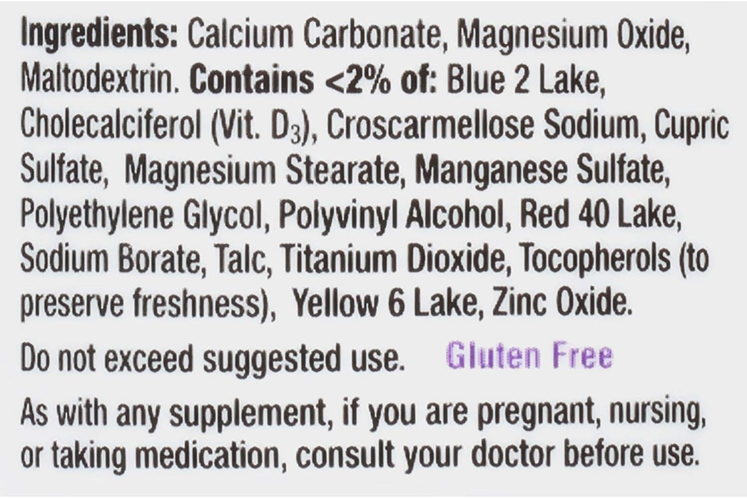 Caltrate Bone Health Advanced 2in1 Dual Action Minerals, 120 Tablets each (Value Pack of 3)