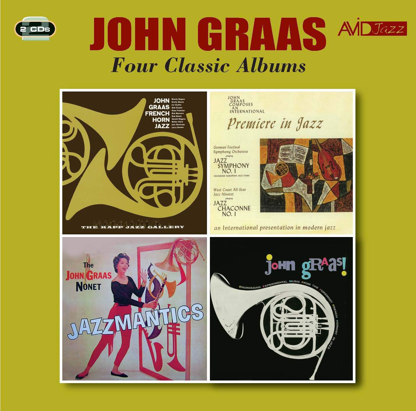 Four Classic Albums by John Graas (CD, 2017)