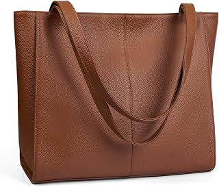 Genuine Leather Tote Bag for Women Work Travel Leather Purse Handbags