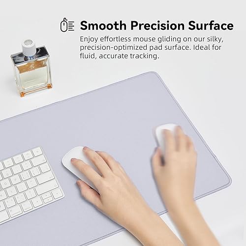 Miniatura 3 de Alfombrilla de mouse grande impermeable para juegos con bordes cosidos duraderos, base de goma antideslizante, alfombrilla de mouse jacquard