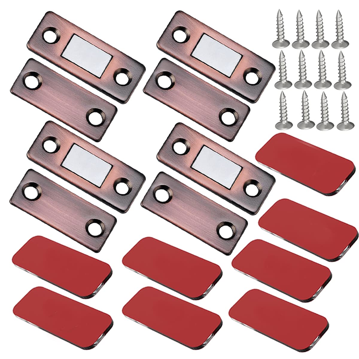 Cierre Automático Puerta Cierre Magnético Ultra Delgado Para Gabinete O  Armario – Cierra Solo, Color Plateado Cerrador Magnético, image size:1200x1200