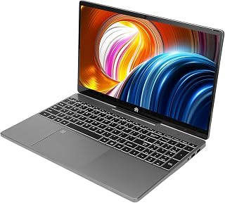 Laptop para Jogos, 12GB DDR5 RAM 5800mAh Bateria 15,6 Polegadas Touch Display Tablet Laptop para Viagens (12 GB + 256 GB Plugue dos EUA)