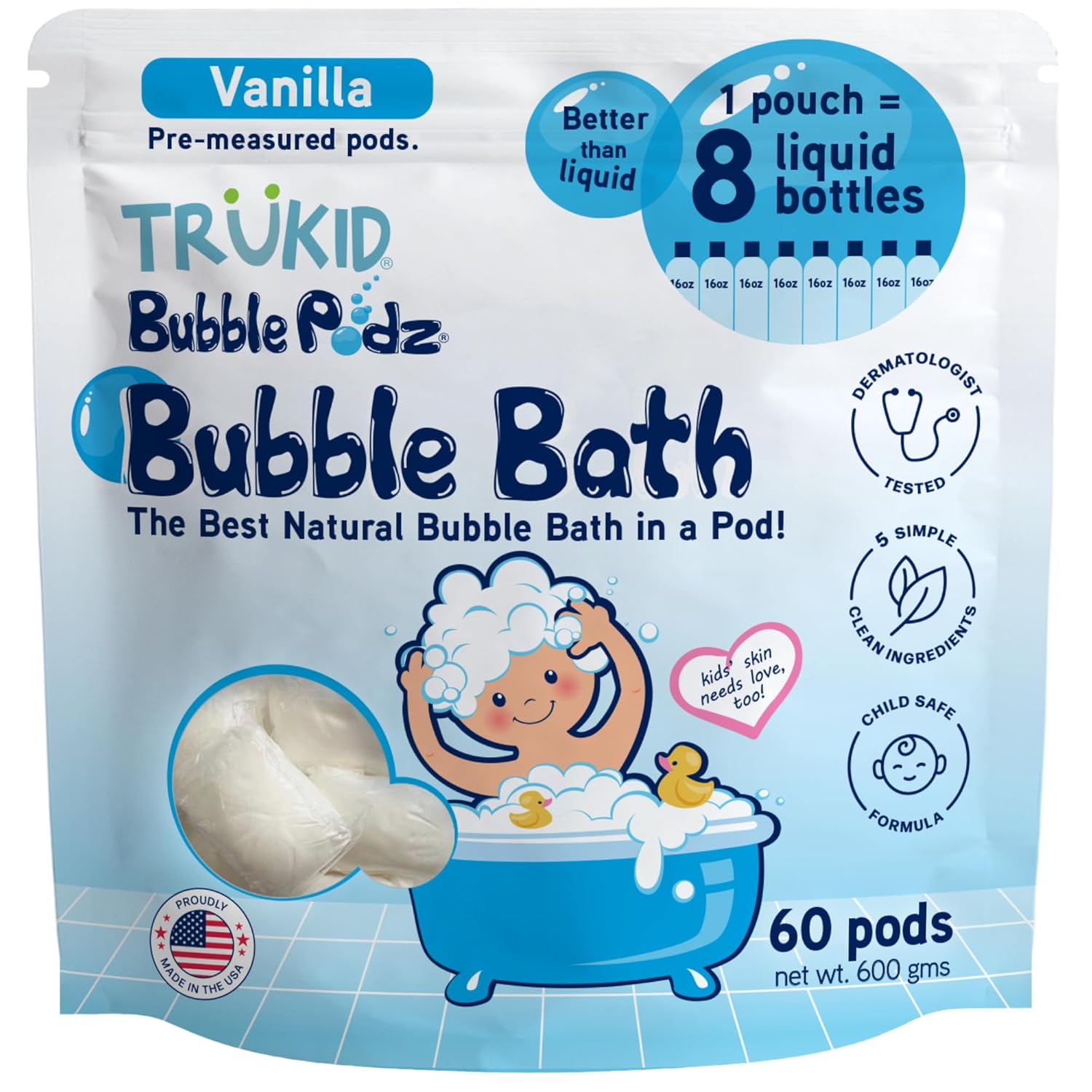 TruKid Bubble Podz Bubble Bath for Kids