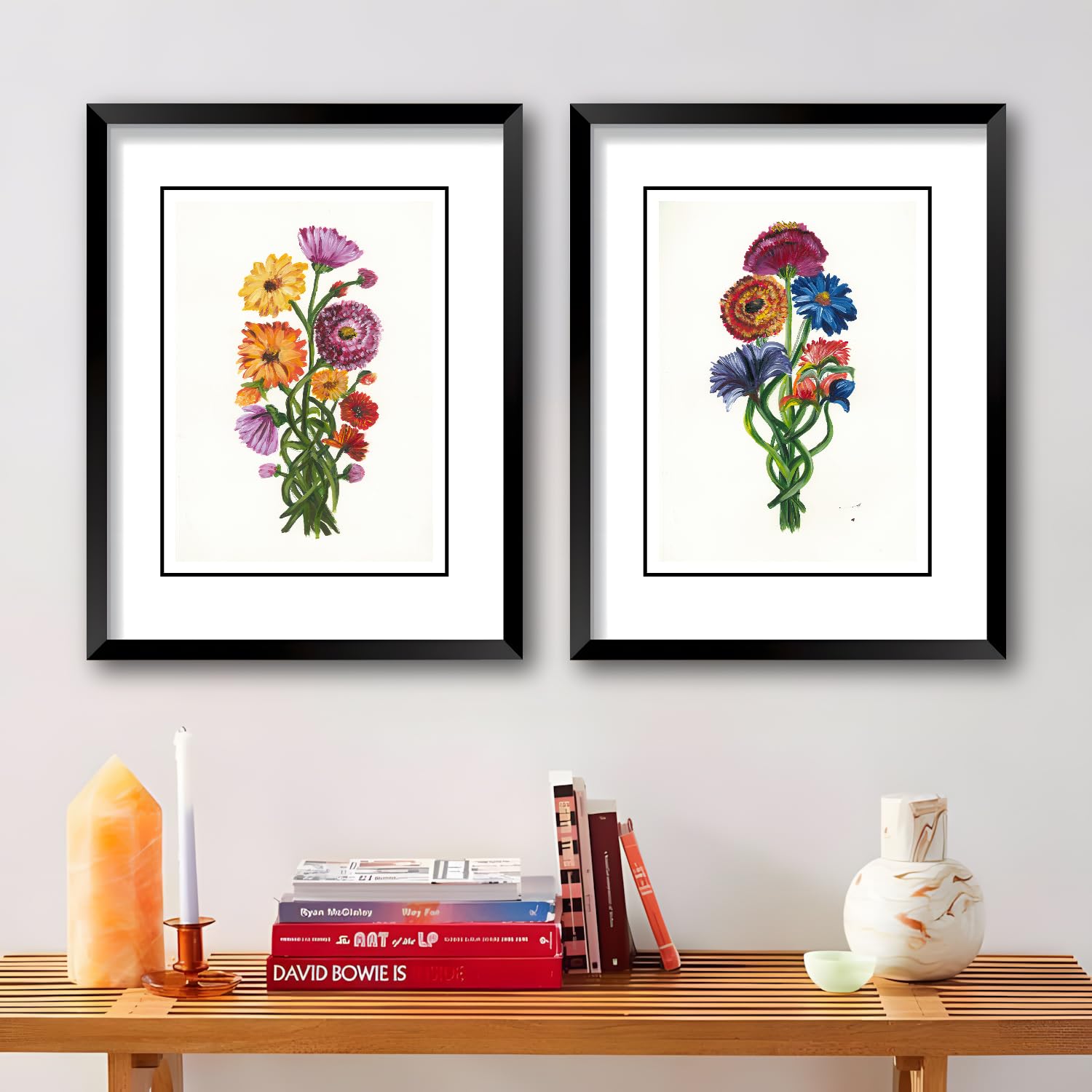 "Petals in Motion: An Acrylic Dance." | Handmade acrylic floral-themed abstract painting. | Lovingly Handmade Piece Of Art. | Comes With Certificate Of Authenticity. | Copyright Protected Artwork.(TBF-06)-image-25
