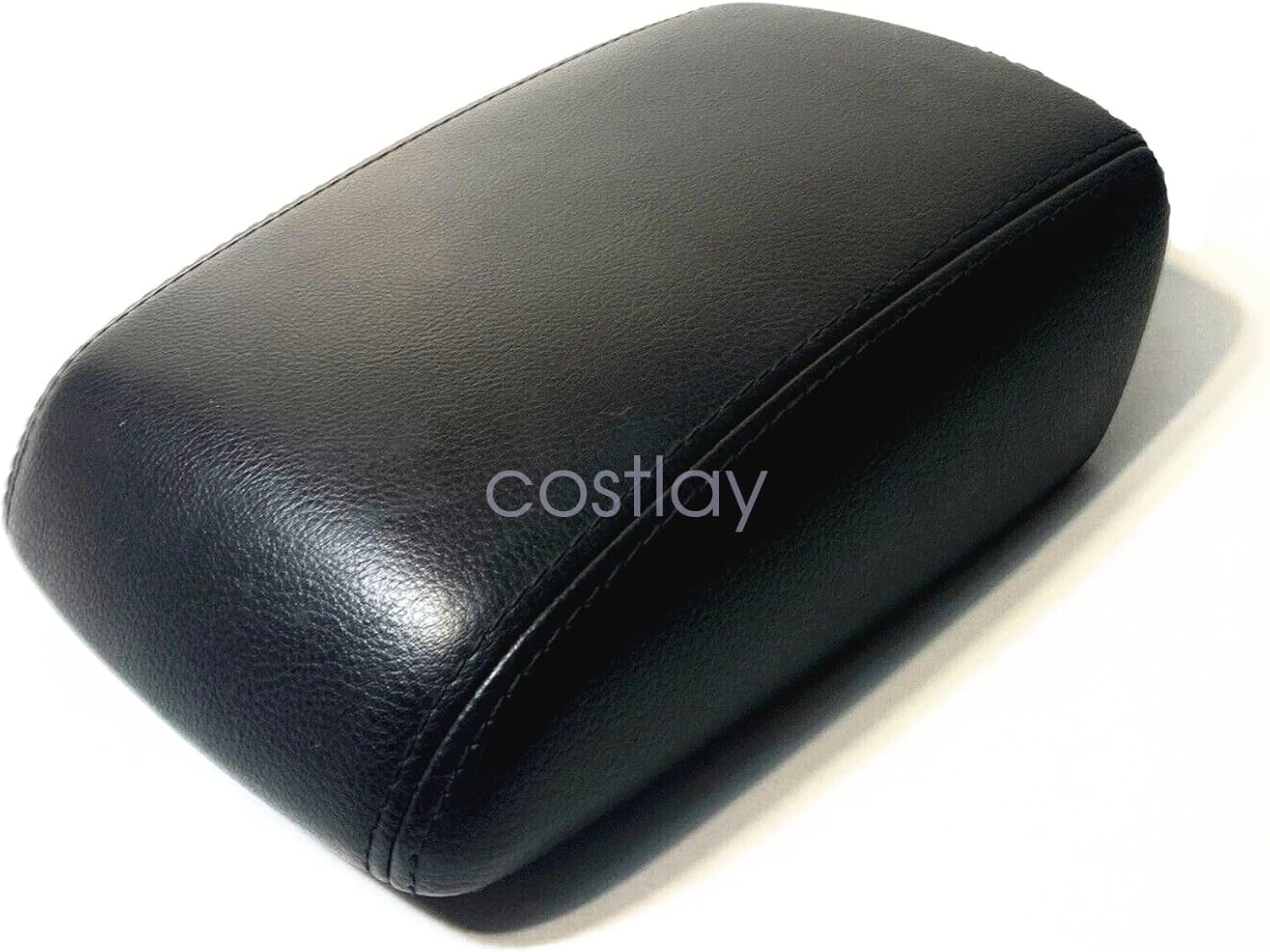 Fits For 2012-18 Ford Focus Leather Armrest Center Console Lid Cover Black