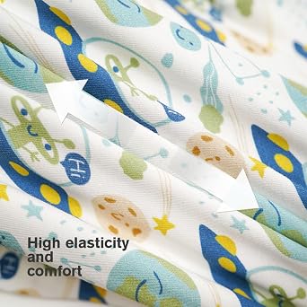 Teach Leanbh Toddler Unisex Baby Bamboo Viscose Pajamas Short Sleeve Romper