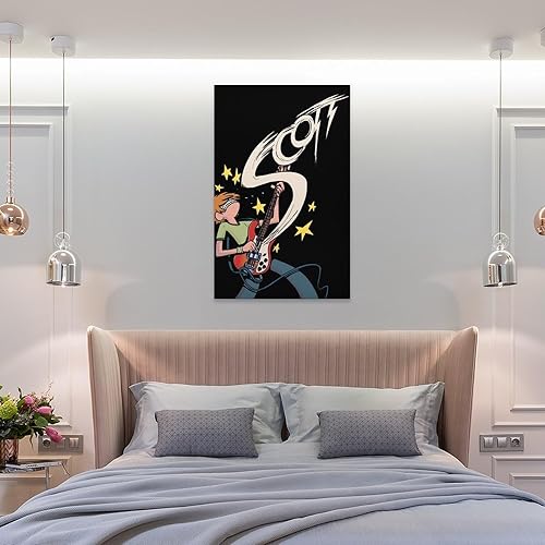 Miniatura 8 de Scott - Póster de película de Pilgrim Vs. The World, póster estético y pictórico, pintura artística en lienzo, pintura de pared, lienzo, decoración