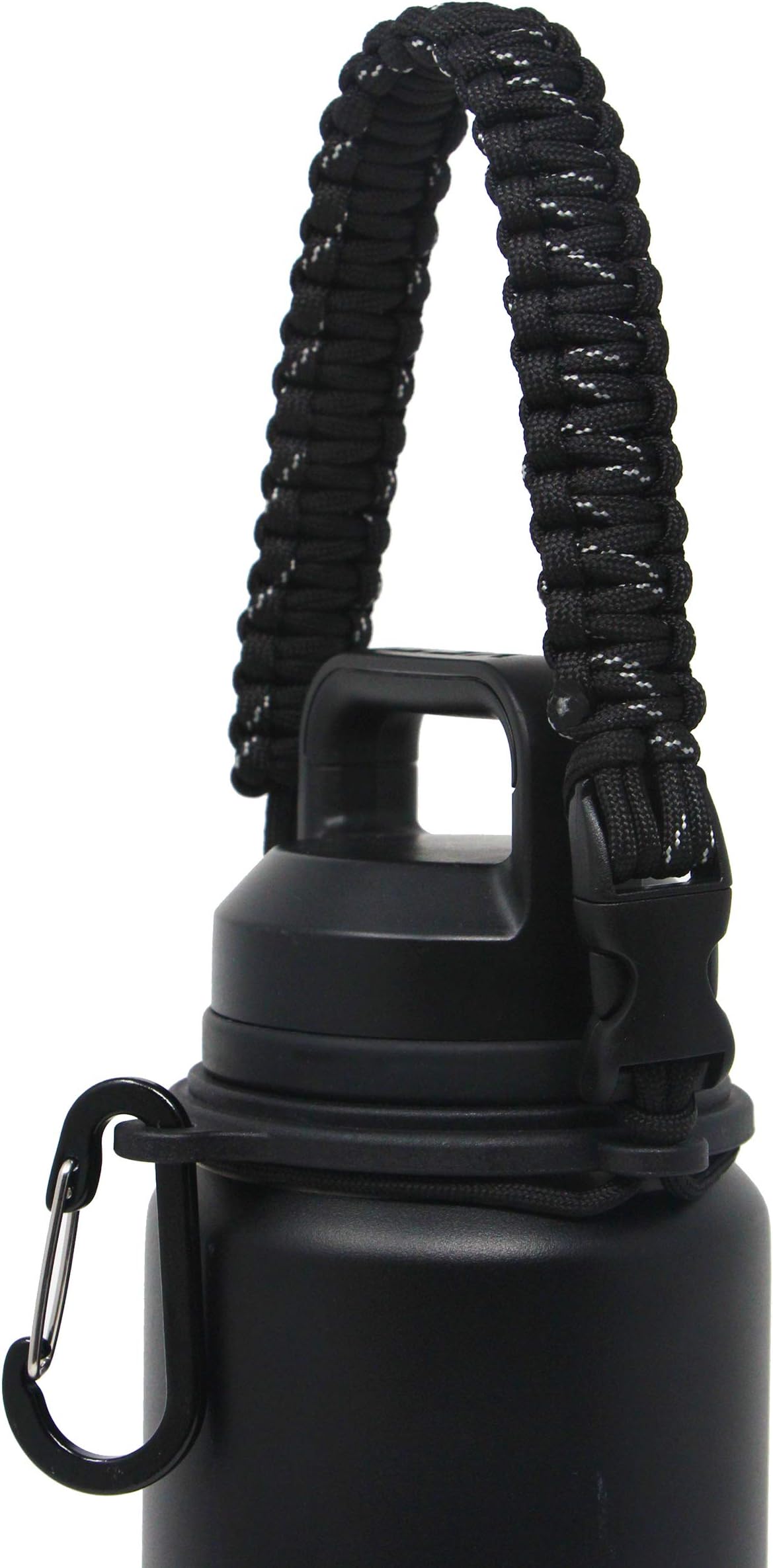 One MissionX Paracord Handle for YETI Rambler 46oz 36oz 26oz 64oz 18oz 12oz Water Bottles, Durable Carrier Strap - Holder