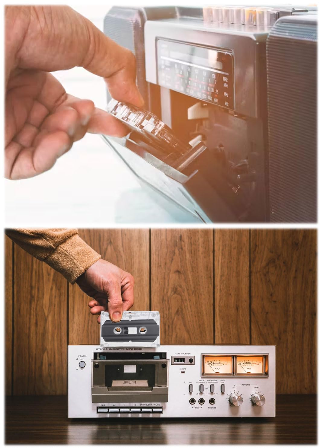 Cassettes Audio Vides 5 Pièces pour Musique Conférences Enregistrements