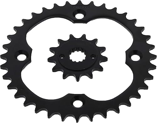 2009-2012 compatible con Suzuki LTZ400 Z400 13 dientes delanteros y 36 dientes traseros piñón negro