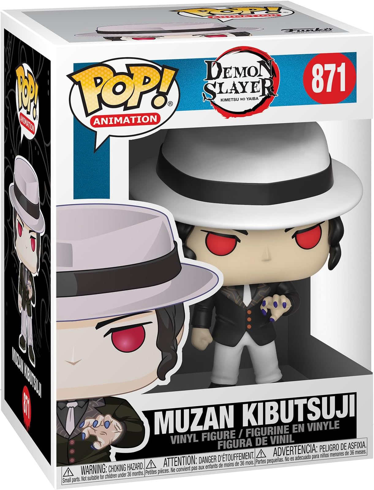 POP Animation: Demon Slayer - Muzan Kibutsuji,Multicolor