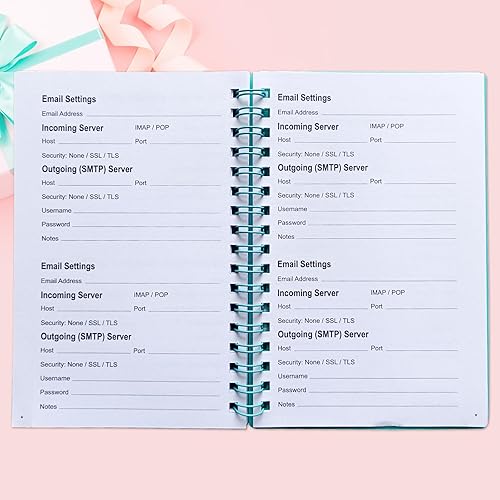 Miniatura 6 de Libro de contraseñas discreto con pestañas alfabéticas de la A a la Z, cuaderno de contraseñas para inicio de sesión de dirección de sitio web de