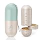 SHREETA Pill Organiser-Capsule Shape Medicine Case 7 Day Pill Box Weekly Medicine Case,7 Grids Sealed Rotatable Damp Proof Cute Pill Organizer for Hold Vitamins, Fish Oil, Supplements and Medication Product Image 1
