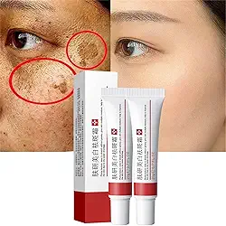 Peças de Creme Clareador para Sardas, Creme de Tratamento para Remoção de Cicatrizes de Acne, Creme para Remoção de Pigmentação para Rosto, Hidratante Remove Melasma Facial, Manchas Escuras, Rugas e Manchas (Creme Clareador para Sardas)