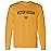 UGP Campus Apparel AL03 - Western Michigan Broncos Arch Logo Long Sleeve - Medium - Gold