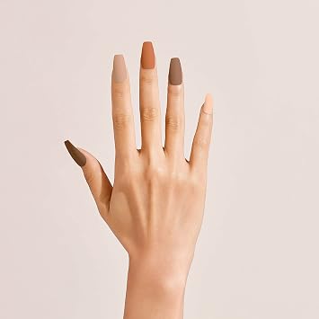 Gold Finger Gel Glam Design Nail GD23