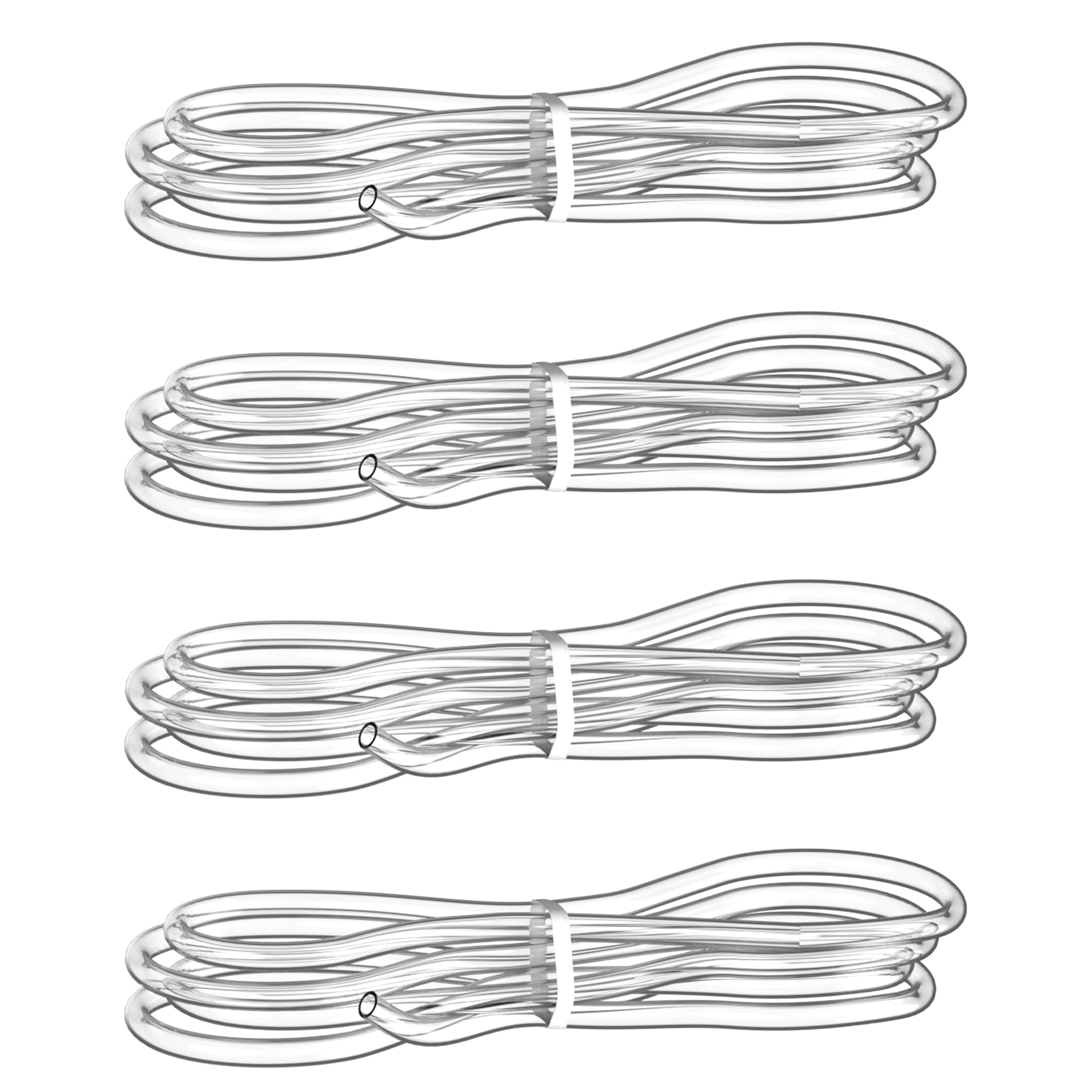 Breast Pump Replacement Parts Compatible with Spectra S1/S2/9 Plus, 4 PCS Tubes, BPA-Free (Not Original Spectra Accessories)