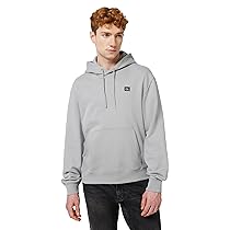 Calvin Klein Uomo Felpa Terry Badge con Cappuccio, Grigio (Formal Gray), XS