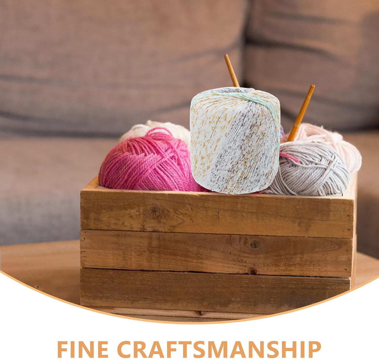 PRETYZOOM Knitting Cotton Yarn for DIY Crafts Soft Hand Knitting Thread for Beginners Precision Woven Sweater Crocheting Yarn in Vibrant Colors for Blankets Cushions and Creative Projects