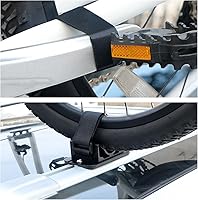 Vista 6 de Soporte para rueda trasera de bicicleta, soporte para rueda trasera, soporte de soporte de neumático de bicicleta, compatibilidad con múltiples