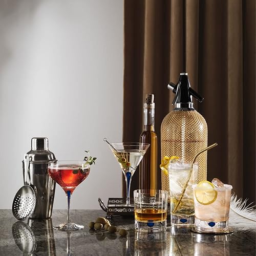 Miniatura 3 de Orrefors Intermezzo Blue 10 oz. Coupé/platillo champán/tallo de postre, grande