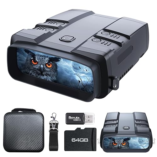 Night Vision Goggles, True 4K Night Vision Binoculars, Built-in Powerful