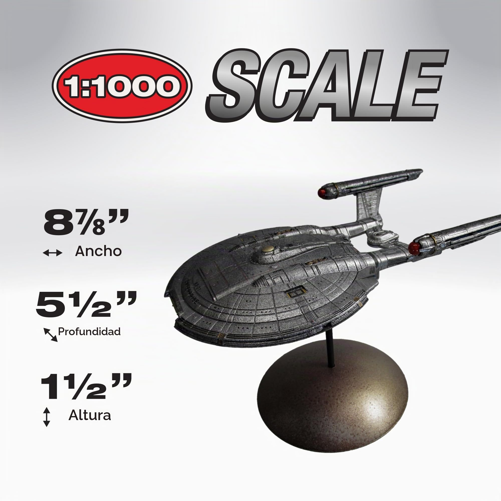 AMT POL966M/12 1/1000 Star Trek NX-01 Enterprise - Maqueta de moto, diferentes , color/modelo surtido