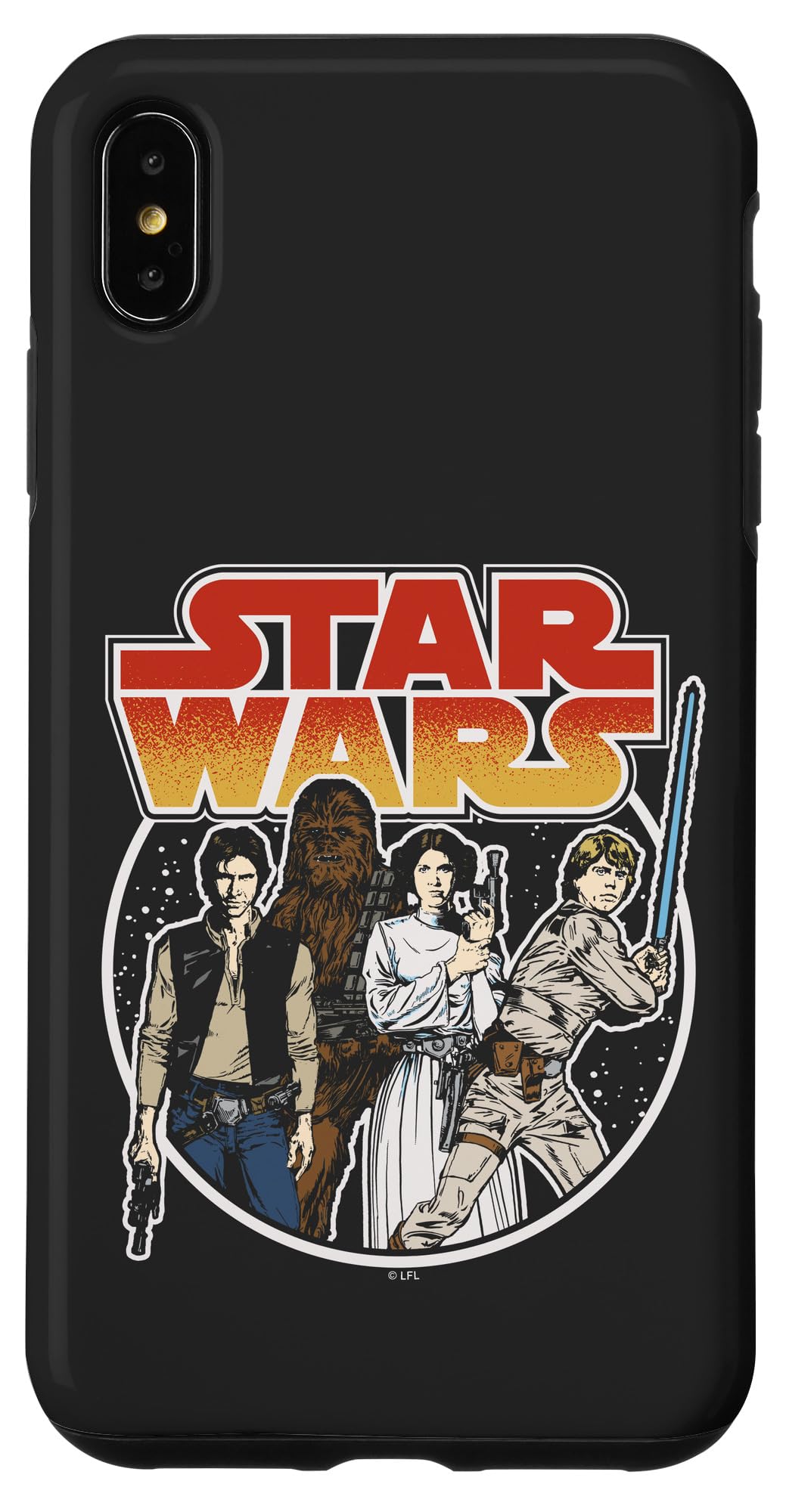 Coque iPhone XS Max Star Wars Rebel Group Shot cadeau anniversaire