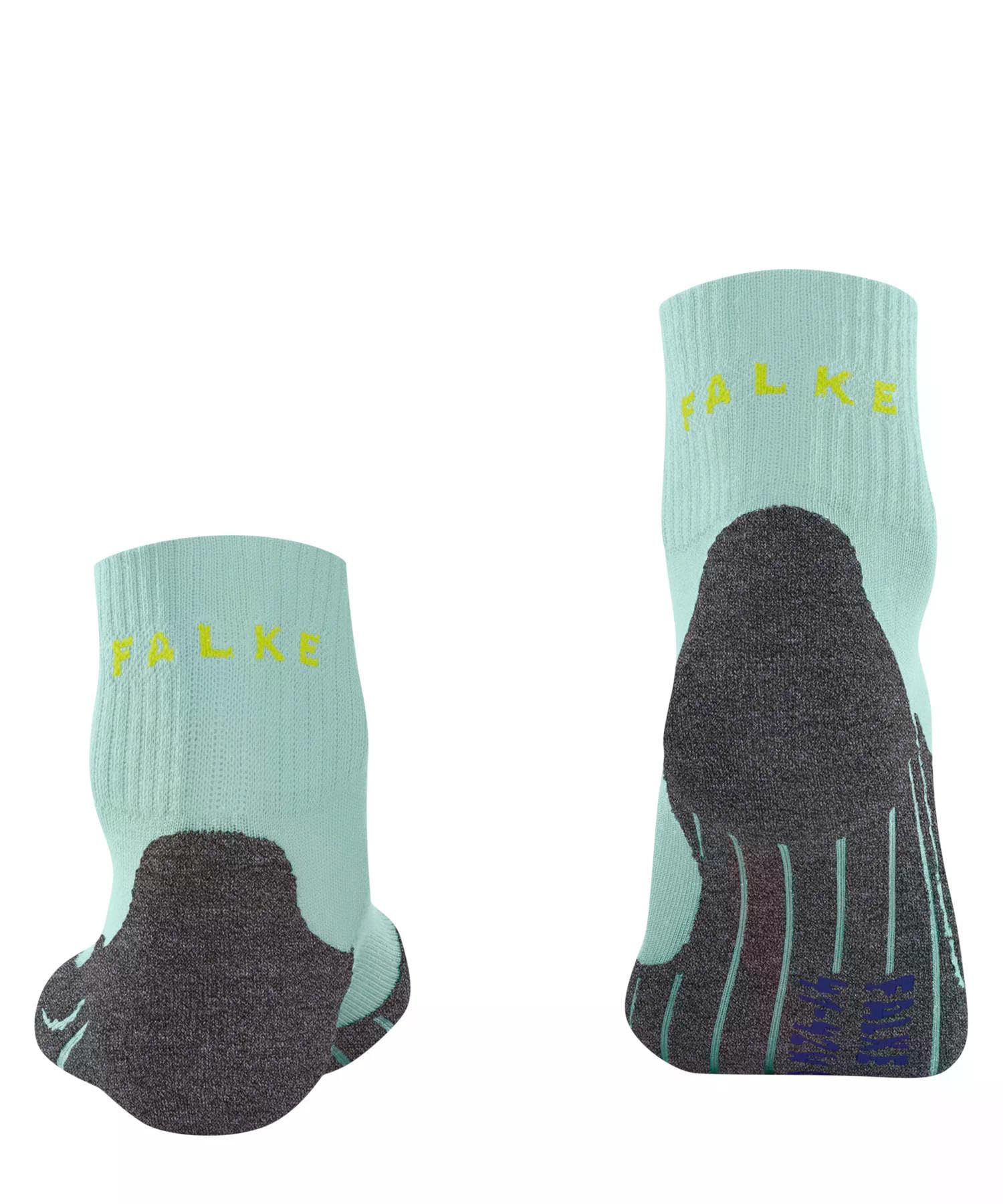 FALKE Damen Wandersocken TK2 Explore Cool Short W Sso Lyocell Funktionsmaterial antiblasen dick 1 Paar, Grün Mint 7630, 41-42 – Ansicht 2