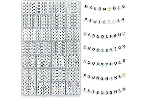 Mio Angle Letter Beads 28 Styles Friendship Bracelets Assorted Alphabet Beads Preppy...