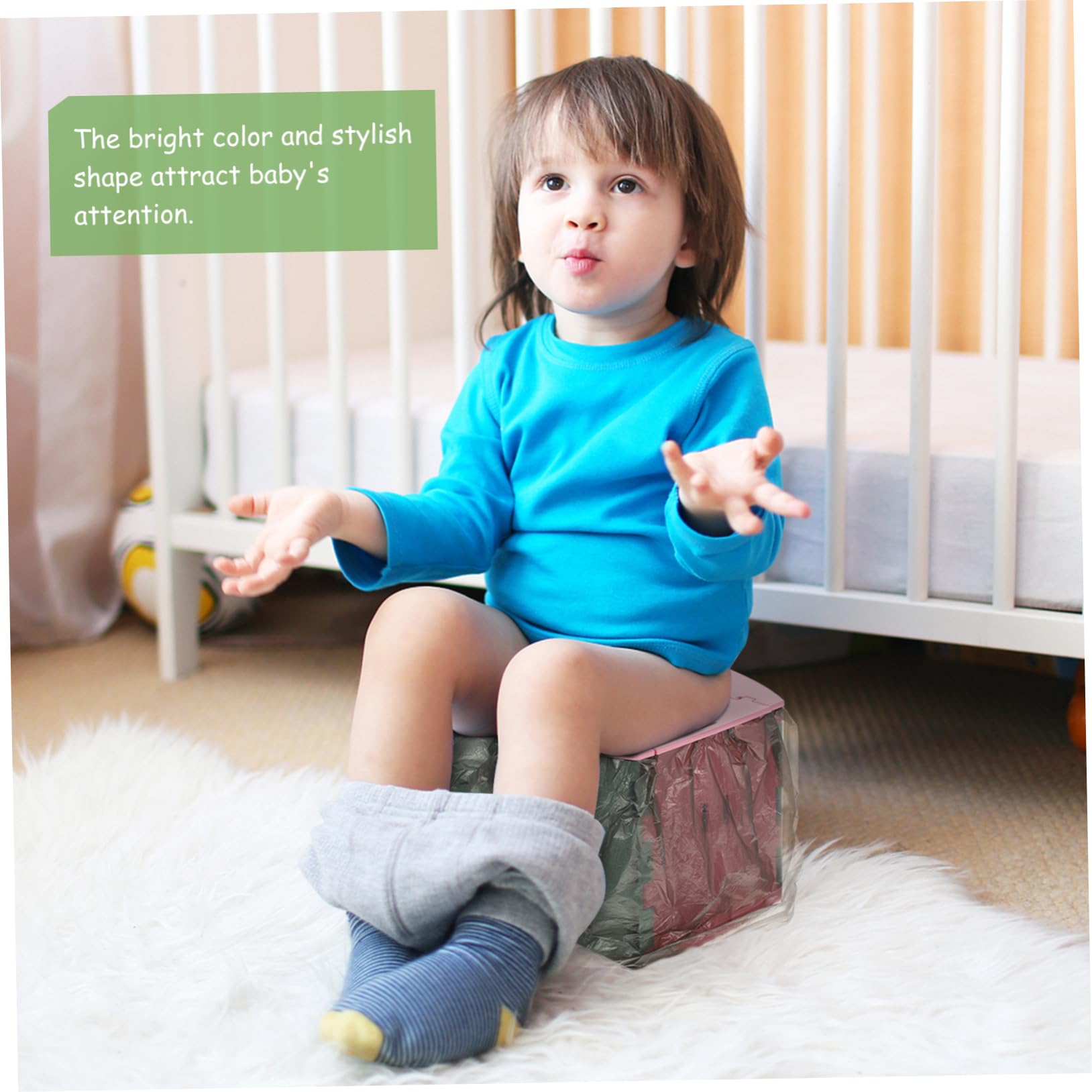 JOINPAYA Folding Table for Toilet Potty Urinal Toilet Folding Toilet for Inflatable Lid Double Toilet Training Collapsible Gel Toiletries Bidet Plastic