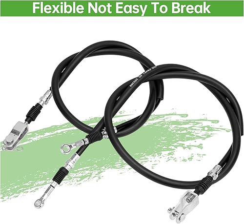 Miniatura 6 de 10L0L Juego de cables de freno de carrito de golf 2 piezas para Yamaha G8 G14 G16 G19 G20 G22 Gas y eléctrico Reemplaza el lado del pasajero OEM