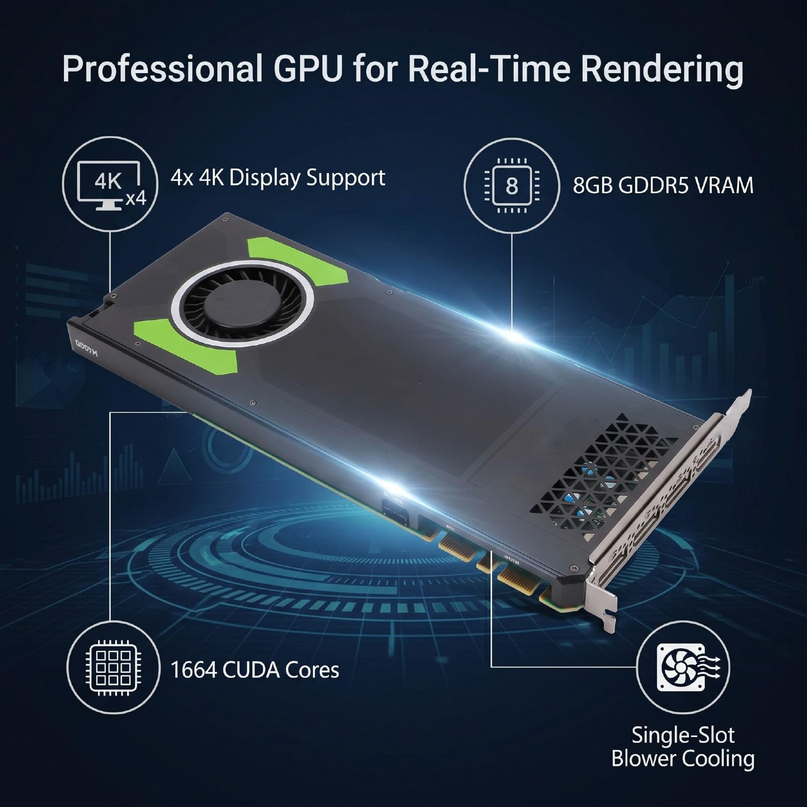 Annadue Karta Graficzna M4000 Karta Graficzna M4000 GPU do Renderowania Modeli CAD 3D