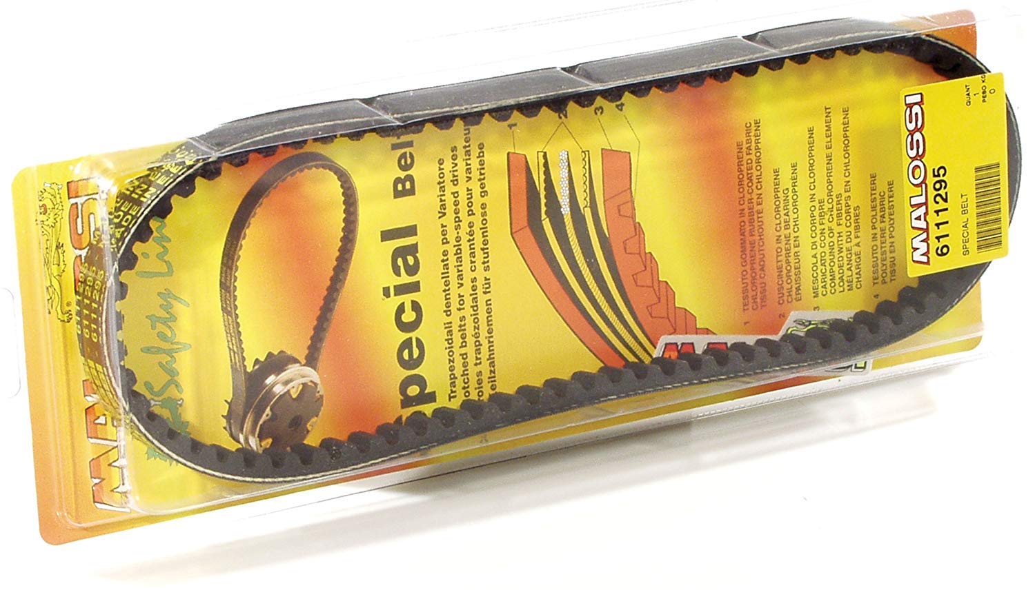 MALOSSI Special Belt Keilriemen Für VESPA LX 50 - Hochleistungsriemen Mit Minimalem Schlupf