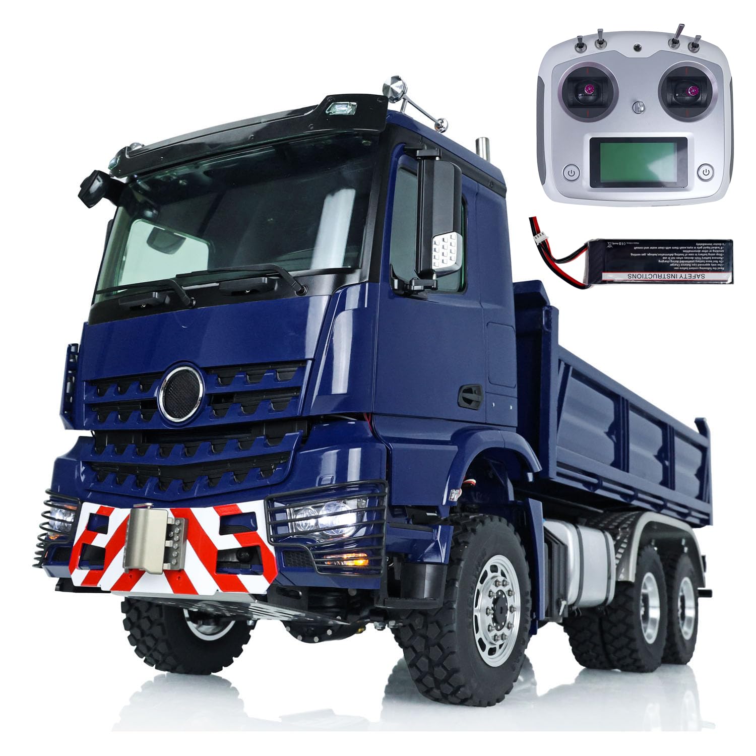 TOUCAN RC HOBBY 1 14 LESU RC Hydraulic Dump Truck 6X6 for Radio Control Car Brushless Motor