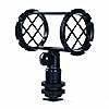 Movo SMM1 Microphone Shock Mount with Camera Cold Shoe for Shotgun Microphones 19-25mm in Diameter (Including Rode NTG-1, NTG-2, Sennheiser MKE-600)