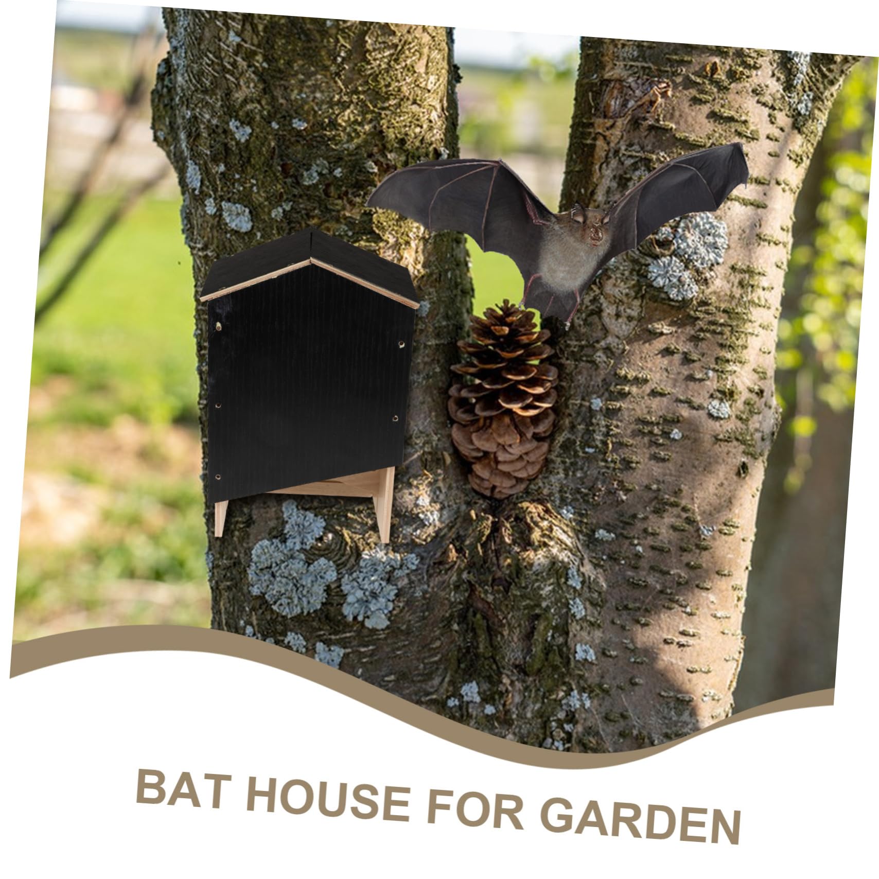 Handgefertigter Fledermauskasten für Garten Halloween Geschenkideen