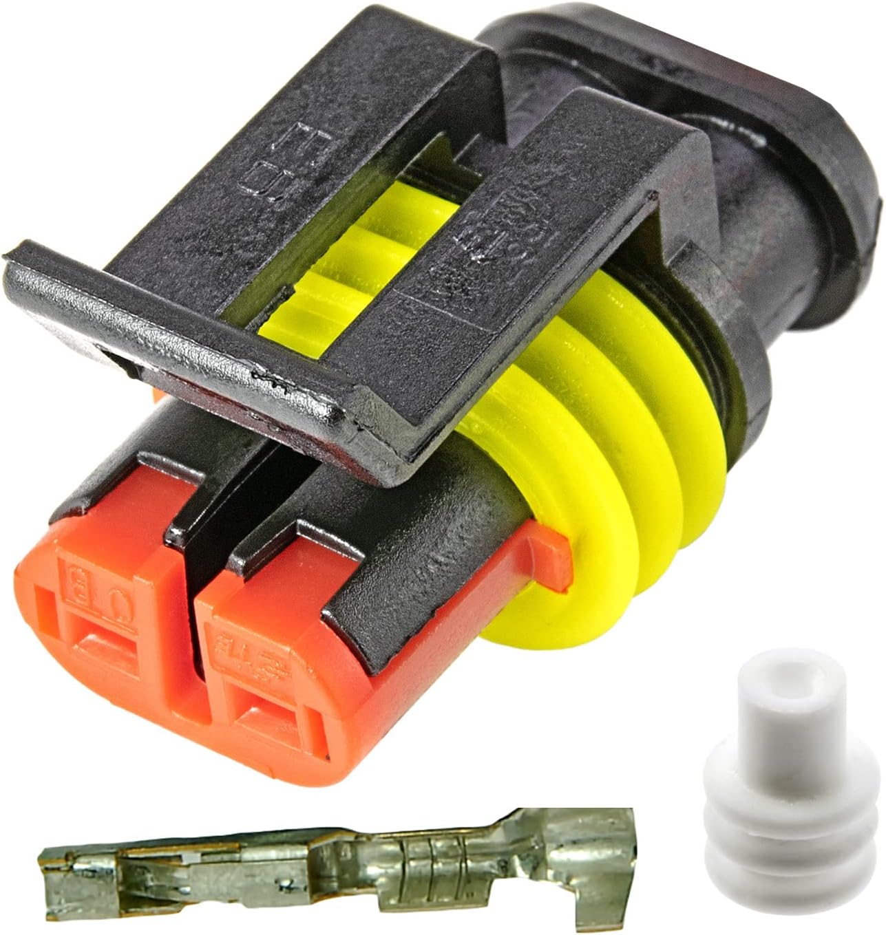 2 Way Tyco Super Seal 1.5 Connector Kit for High Power Relay Connection